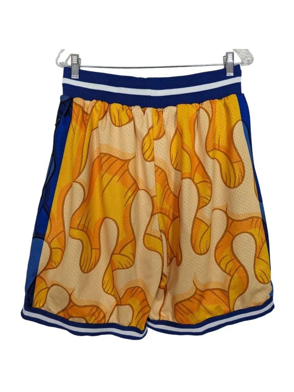 COLLECT SELECT Aaron Kai Warriors swingman blue yellow orange shorts size XL